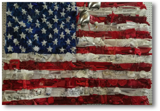 American Flag Art by Tom Deininger